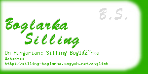 boglarka silling business card